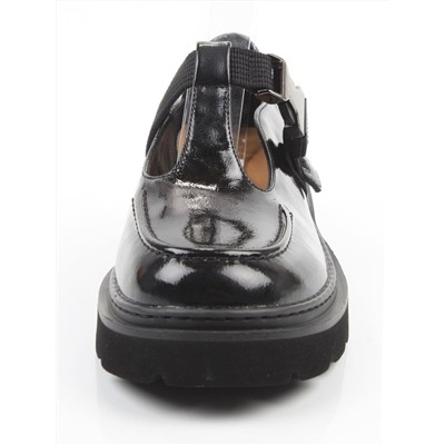 06-DLG06-2 BLACK Туфли женские (натуральная кожа)