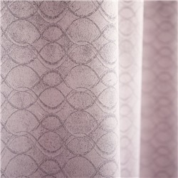 Штора портьерная Witerra «Инфини», 135×260 см, жаккард, розовая