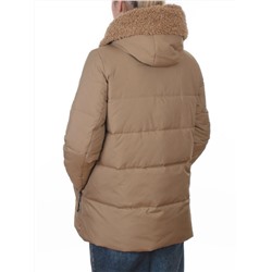 M-8866 DK. BEIGE Куртка зимняя женская (150 гр. холлофайбер)