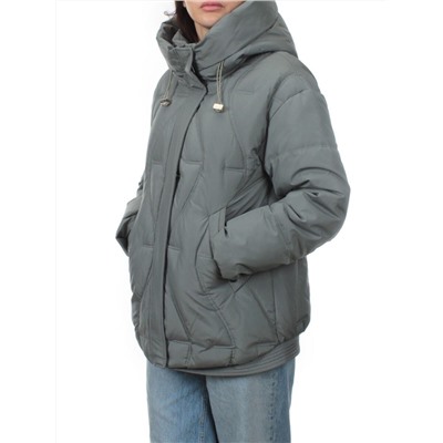 8887 GRAY Куртка зимняя женская (холлофайбер 200 гр.)