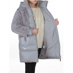 8368 GRAY Куртка зимняя женская (200 гр. холлофайбер)