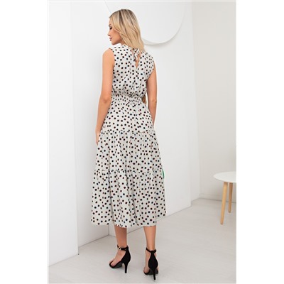 Лёгкое длинное платье с v-образным вырезом Минди №3