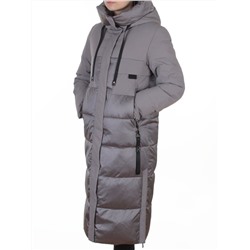 A81 GRAY Пальто зимнее женское (200 гр. холлофайбер)