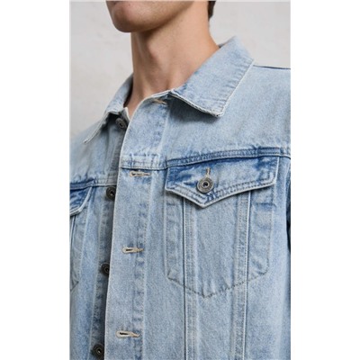 Куртка джинс Р311-1237 middle blue