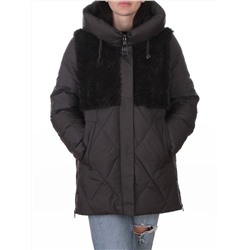 M-8800 DK. GRAY Куртка зимняя стеганная женская (150 гр. холлофайбер)