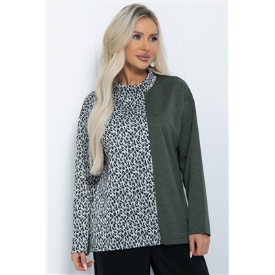 Блуза Элли (хаки) Б11306