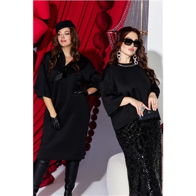 Блуза, юбка Vittoria Queen 26243 черный