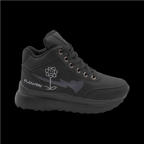 Кроссовки на меху В939-1 черные Размер 40