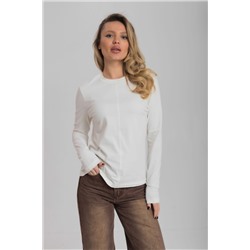 Лонгслив из кулирки с лайкрой М326003м