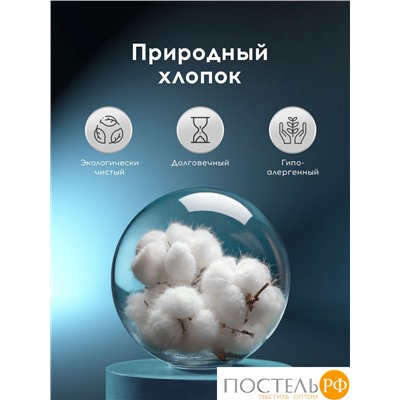 MEDSLEEP Наматрасник-чехол непромокаемый 180х200/35, 1 пр., хл./полиуретан(мулетон)