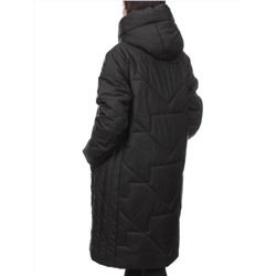 1118 BLACK Куртка зимняя облегченная женская (холлофайбер 150 гр.)