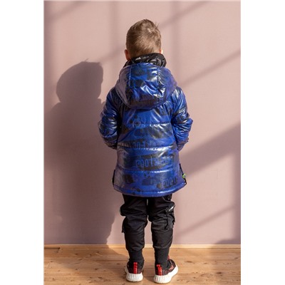 0659-S Куртка для мальчика  Anernuo Синий/128