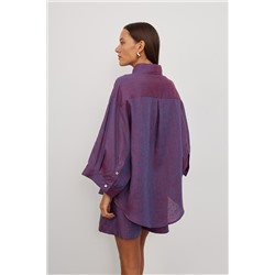 Рубашка  S242_Violet Ultramarine/Фиолетовый меланж