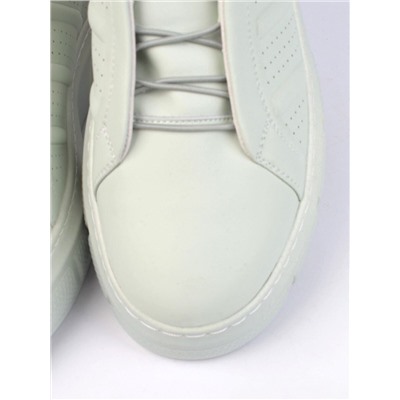 05-PDL256-3 LT. GREEN Кроссовки женские (натуральная кожа)