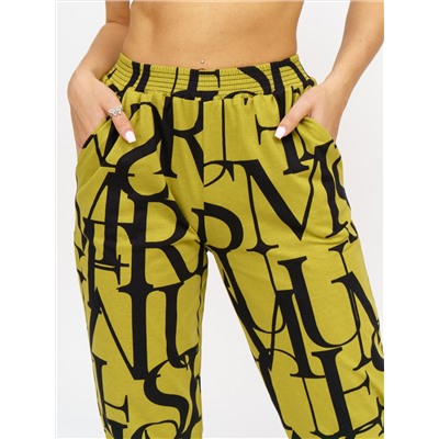 817 Брюки "горчичный"