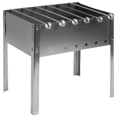 Мангал maclay "Искорка", 6 шампуров, 35×24×35 см, металлический, разборный