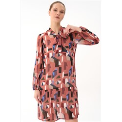 Платье Нежный акцент  – 2 (алый)