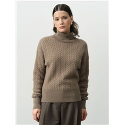 Свитер женский из кашемира KW051592-E капучино