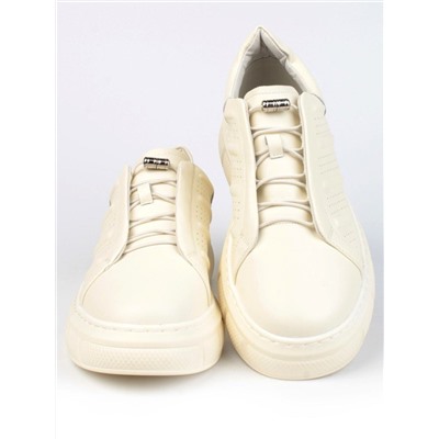 05-PDL256-2 LT. BEIGE Кроссовки женские (натуральная кожа)