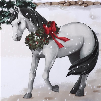 Шторы «Этель» Winter ranc, 145×260 см, 2 шт., 140 г/м²