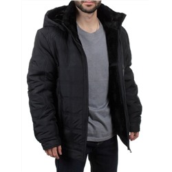 M835 DK. BLUE/BLACK FUR Куртка мужская зимняя (150 гр. холлофайбер)