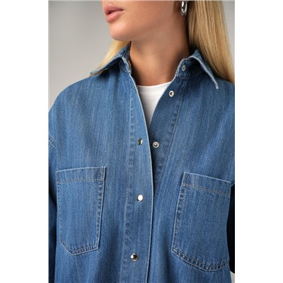 Женская джинсовая рубашка Happyfox
