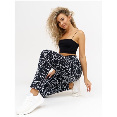 953 Брюки "Черный/микки"