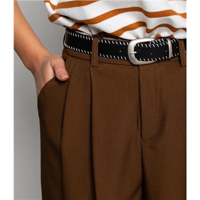Брюки #КТ25993, коричневый