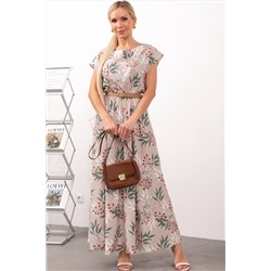 Восхитительное платье в бежевом цвете Дарья №93