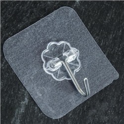 Крючок прозрачный / P6523 /уп 400/6см/40гр