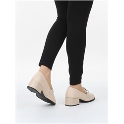 06-M27-35 BEIGE Туфли женские (натуральная кожа)