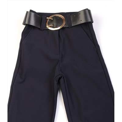 21018 Брюки школьные "Кюлоты" Синий/23(146)