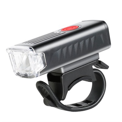 Фонарь передний COMIRON "FR21" корпус: ABS; свет: XPG LED, 400lm; аккумулятор 700 mAh, USB, влагозащищённый. /уп 120/240/