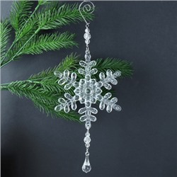 Новогоднее украшение Снежинка 29*11,5 см / LF-8051 /уп 600/