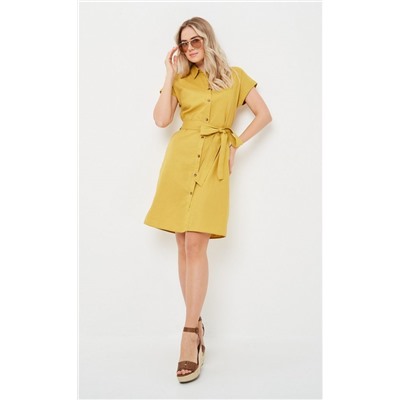 Платье F212-0322-1 mustard