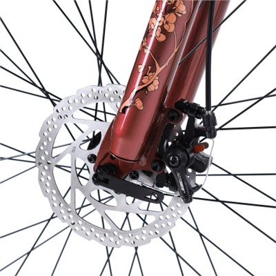 Велосипед 26" рама 17" 21sp COMIRON SAKURA персиковый