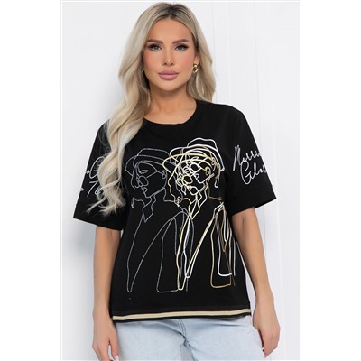 Блуза Деметра (черная) Б12718-20