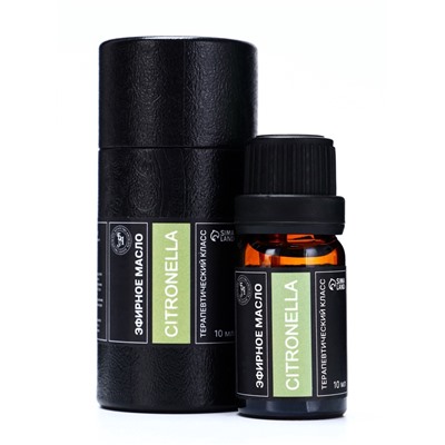 Эфирное масло «Цитронелла», 10 мл, в тубусе