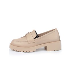 01-P9208-1 DK. BEIGE Ботинки демисезонные женские (натуральная кожа)