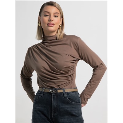 Лонгслив Тайна сердца (коричневый) Б15510-7М