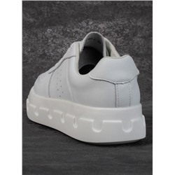 05-PDXL101-1 WHITE Кроссовки женские (натуральная кожа)