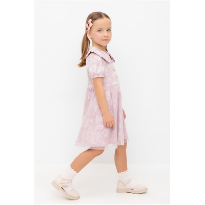 Платье розовый лед, лесной мир к515 Crockid