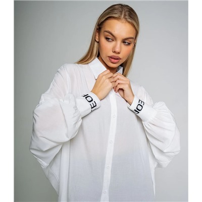 Рубашка #КТ20510, белый