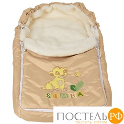 Polini Конверт зимний меховой Disney baby Король Лев