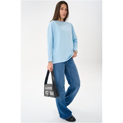 Лонгслив Эшли (голубой)