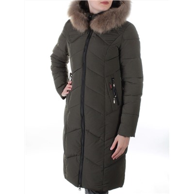 19-861 SWAMP Пальто с мехом енота Kacuci