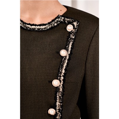 Lissana 5039 хаки-черный, Юбка,  Жакет