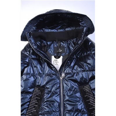 20117 Куртка на синтепоне Синий/140