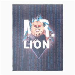 Набор подарочный "Mr.Lion" плед, носки, перчатки