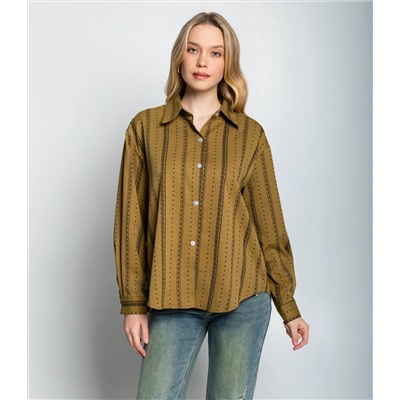 Рубашка #КТ129 (1), оливковый